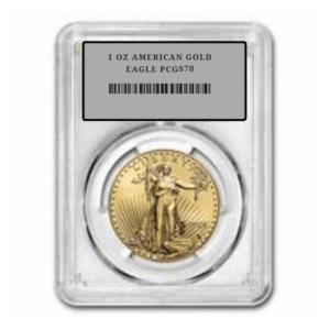 1 OZ AMERICAN GOLD EAGLE PCGS70