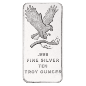 10 OZ SILVER BAR EAGLE SILVERTOWNE